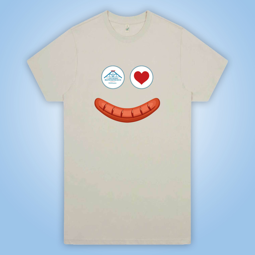 Bratwurst Smiley Shirt - beige